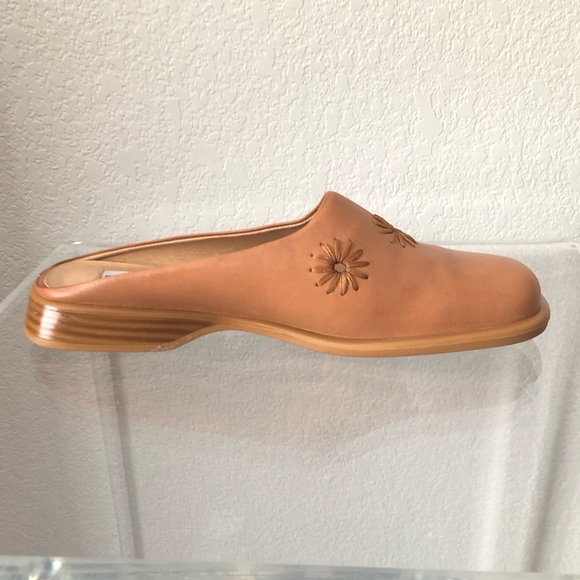 Vintage Y2K Croft & Barrow Leather Mule Slides - Picture 7 of 12